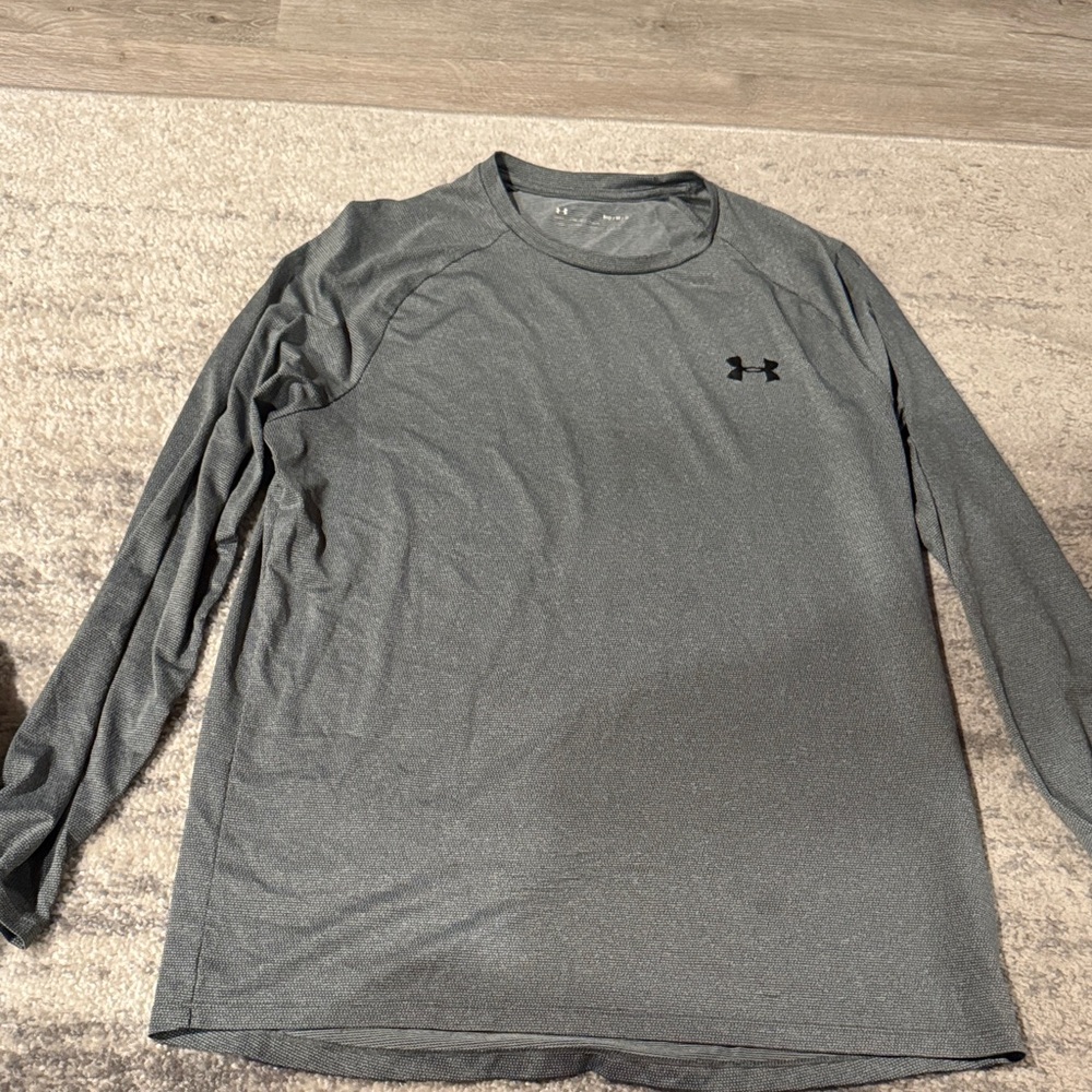 Under Armour Men's Long Sleeve Athletic Tee - Charcoal Gray